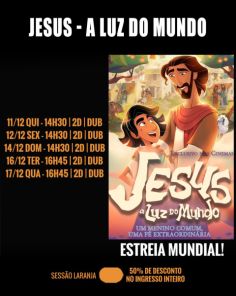 CINEMA: Confira os filmes em Cartaz neste sábado em Cruz Alta