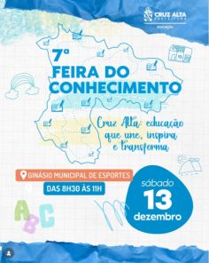 HOJE NO GINÁSIO> 7ª Feira do Conhecimento da rede municipal de ensino