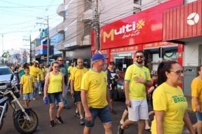 Marcha de Jesus reuniu fiéis neste domingo em Cruz Alta