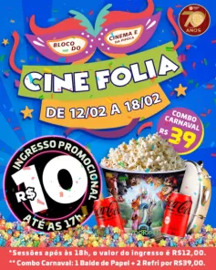 DOMINGO: Confira a programação de filmes  no Cine Globo de Cruz Alta
