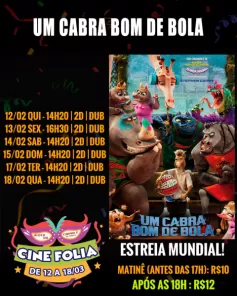 DOMINGO: Confira a programação de filmes  no Cine Globo de Cruz Alta