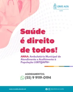 Cruz Alta oferece atendimento especializado à população LGBTQIAPN+
