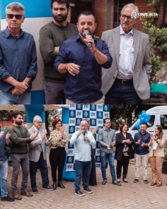 Prefeitura de Cruz Alta entrega dois novos veículos para o transporte escolar 