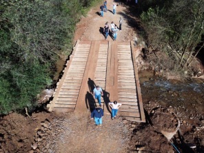 PONTES RECONSTRUÍDAS> No interior, em Rincão dos Mendes e Coloninha São João