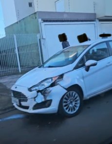 Manhã com Três Acidentes em Cruz Alta> Colisões em Diferentes Pontos da Cidade