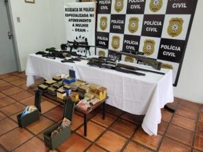 DEAM/Polícia Civil apreende de forma preventiva armas e munições em Cruz Alta