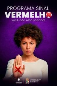 Delegada da DEAM participa da abertura da Campanha Sinal Vermelho em Cruz Alta