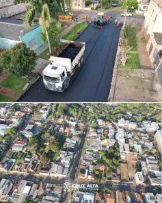 Cruz Alta amplia pavimentação e melhora mobilidade urbana