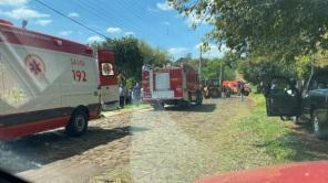 Motorista é atropelado pelo próprio caminhão em Cruz Alta; ele passa bem