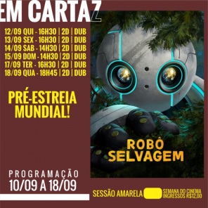 DOMINGO: Confira a programação de filmes  no Cine Globo de Cruz Alta