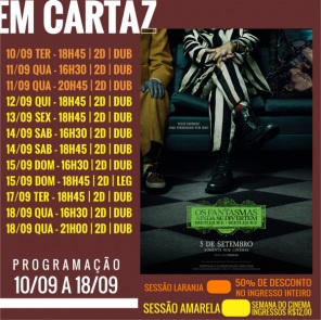 DOMINGO: Confira a programação de filmes  no Cine Globo de Cruz Alta