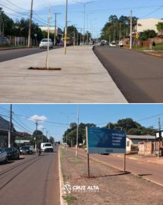Avenida Xavantes é inaugurada com nova estrutura e paisagismo em Cruz Alta