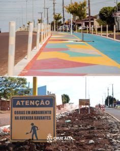 Avenida Xavantes é inaugurada com nova estrutura e paisagismo em Cruz Alta