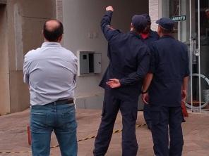 Corpo de Bombeiros atende ocorrência na Rua Procópio Gomes