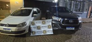 Brigada recupera Hilux e prende grupo envolvido em furtos de caminhonetes