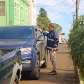 MAIO AMARELO> Departamento Municipal de trânsito realizou panfletagem