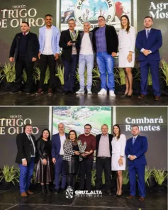Cruz Alta entrega Troféu Trigo de Ouro 2026