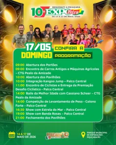 ExpoFeira de Pejuçara segue nesta sexta com shows e encontros regionais
