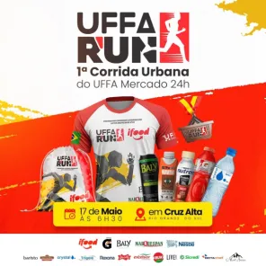 DOMINGO> 1ª UFFA RUN vai reunir mais de 600 atletas em Cruz Alta