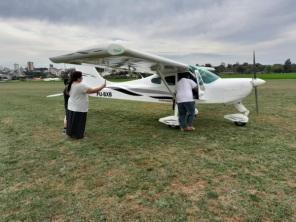 O sábado foi marcado por mais uma edição da Revoada no aeroclube de Cruz Alta