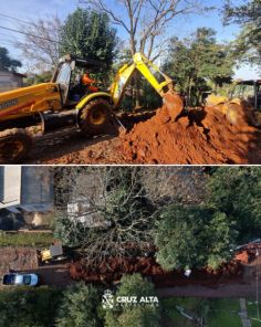 Prefeitura inicia obra de drenagem pluvial na Rua Ladeira, no Bairro do Sol