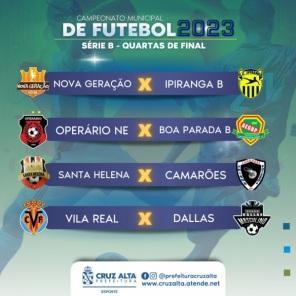 CAMPEONATO CITADINO DE CAMPO: Definidos os classificados e os confrontos