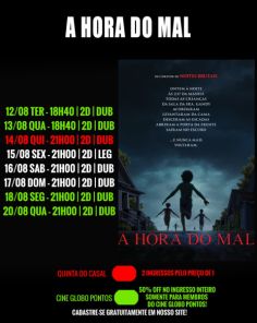 CINEMA: Confira os filmes em Cartaz neste sábado em Cruz Alta