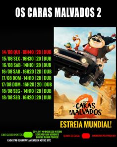 CINEMA: Confira os filmes em Cartaz neste sábado em Cruz Alta