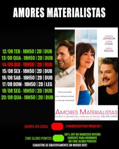 DOMINGO: Confira a programação de filmes  no Cine Globo de Cruz Alta