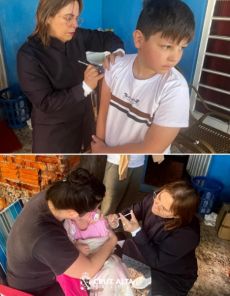 Sábado foi dia de Vacinação contra a Gripe de casa em casa em Cruz Alta 