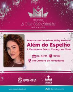 Candidatas  A Mais Bela Comunitária terão palestra motivacional