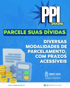 Prefeitura de Cruz Alta amplia benefícios para regularização de dívidas ativas