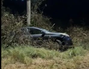 Capotamento deixa duas estudantes com ferimentos leves na estrada da Unicruz