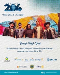 CRUZ ALTA 204 ANOS> Grande Festa de aniversário é hoje no Ginásio Municipal