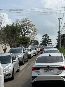 ASFALTO NOVO> Obras seguem na região do semáforo da Lomba em Cruz Alta