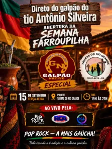 DAQUI A POUCO> Galpão Nativo especial celebra a semana farroupilha 