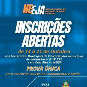 Prova para conclusão de Ensino Fundamental e Médio está com inscrições abertas