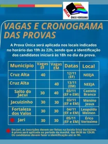 Prova para conclusão de Ensino Fundamental e Médio está com inscrições abertas