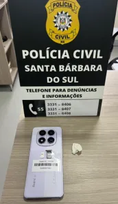 Polícia Civil prende homem por receptação de celular furtado em Santa Bárbara