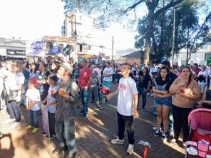 Marcha de Jesus reuniu fiéis no sábado em Cruz Alta