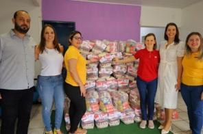 SMDS recebe a doação de mais de 200 cestas básicas do Grupo Grazziotin