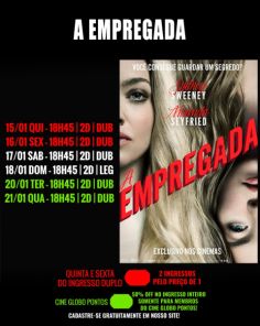 DOMINGO: Confira a programação de filmes  no Cine Globo de Cruz Alta