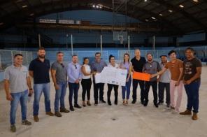 Obra no Ginásio de Esportes de Cruz Alta é iniciada