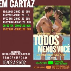 DOMINGO: Confira a programação de filmes  no Cine Globo de Cruz Alta 