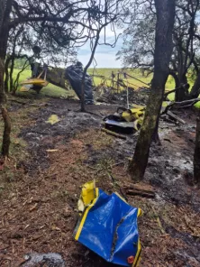 Piloto morre em queda de Avião agrícola no interior de Cruz Alta 