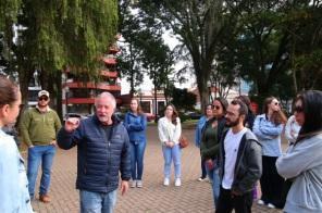 Alunos do Curso de Arquitetura da Unijuí participaram de visita orientada 