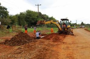 Avançam as obras de Infraestrutura viária no acesso a Benjamin Nott