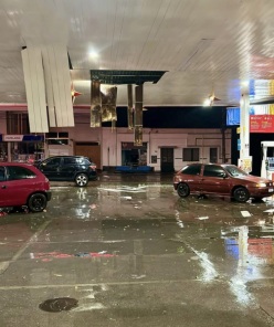 CHUVA> Temporal de Granizo e Ventos Fortes Causa Estragos em São Luís Gonzaga