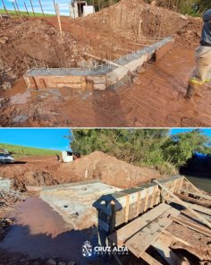 Prefeitura amplia ponte do Lageado Batista na localidade de Ivaí, em Cruz Alta