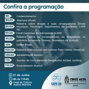 Inscrições para Seminário da Semana de combate às drogas encerram hoje